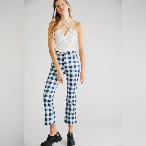 Free People Denim - Free People Wrangler Wrock 672 High-Rise Kick Flare Jeans